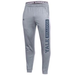 YALE BULLDOGS Under Armour Fleece Jogger Gray men's M. coldgear Unisex